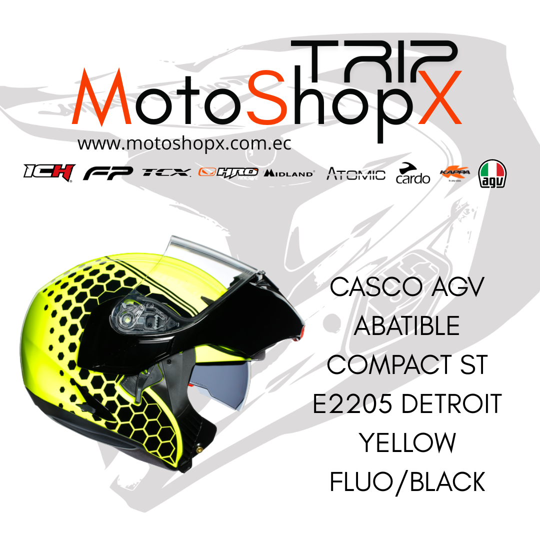 CASCO AGV ABATIBLE COMPACT ST E2205 DETROIT YELLOWW/BLACK_1