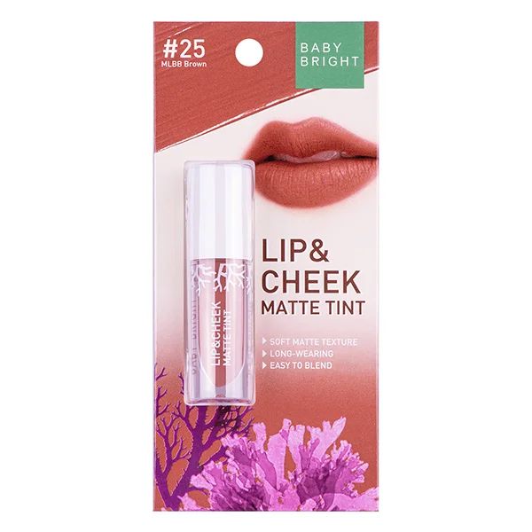 Baby Bright Lip & Cheek Matte Lipstick (2.4g) - #25 MLBB Brown_0