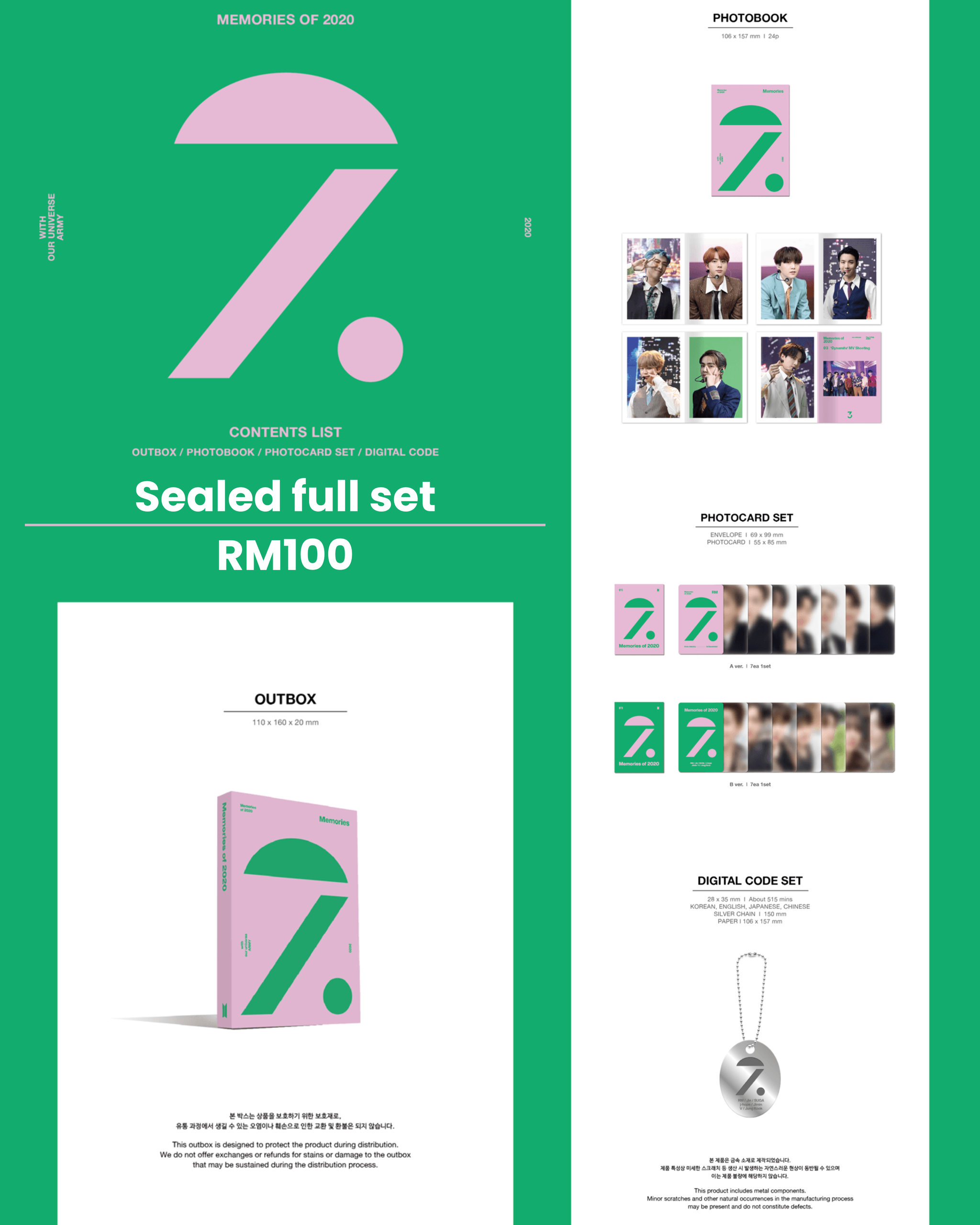 BTS 2025 Festa Memories of 2020 DC / Map of The Soul ON:E DC_1