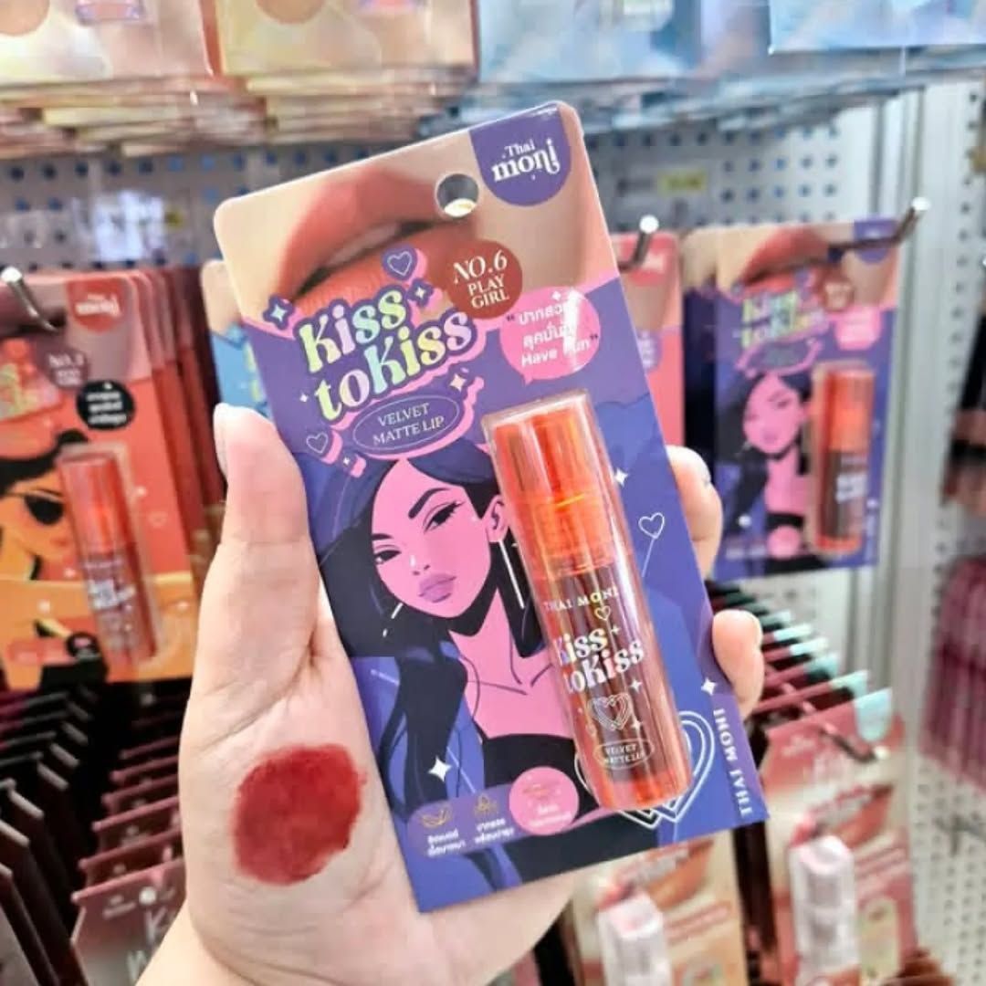 Thai moni Kiss to Kiss Velvet Matte Lip (3.2g) - #06 PlayGirl_0