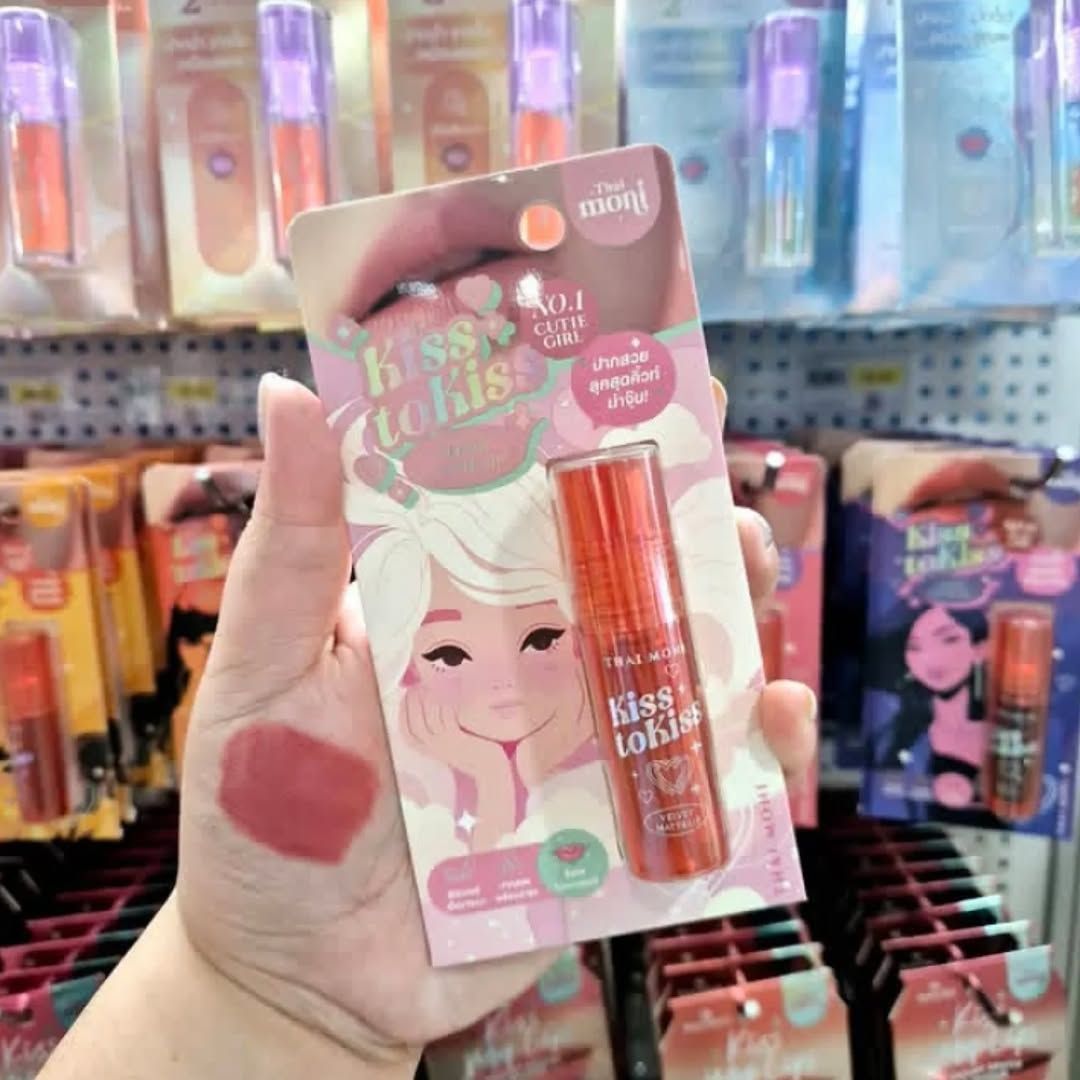 Thai moni Kiss to Kiss Velvet Matte Lip (3.2g) - #01 Cutie Girl_0