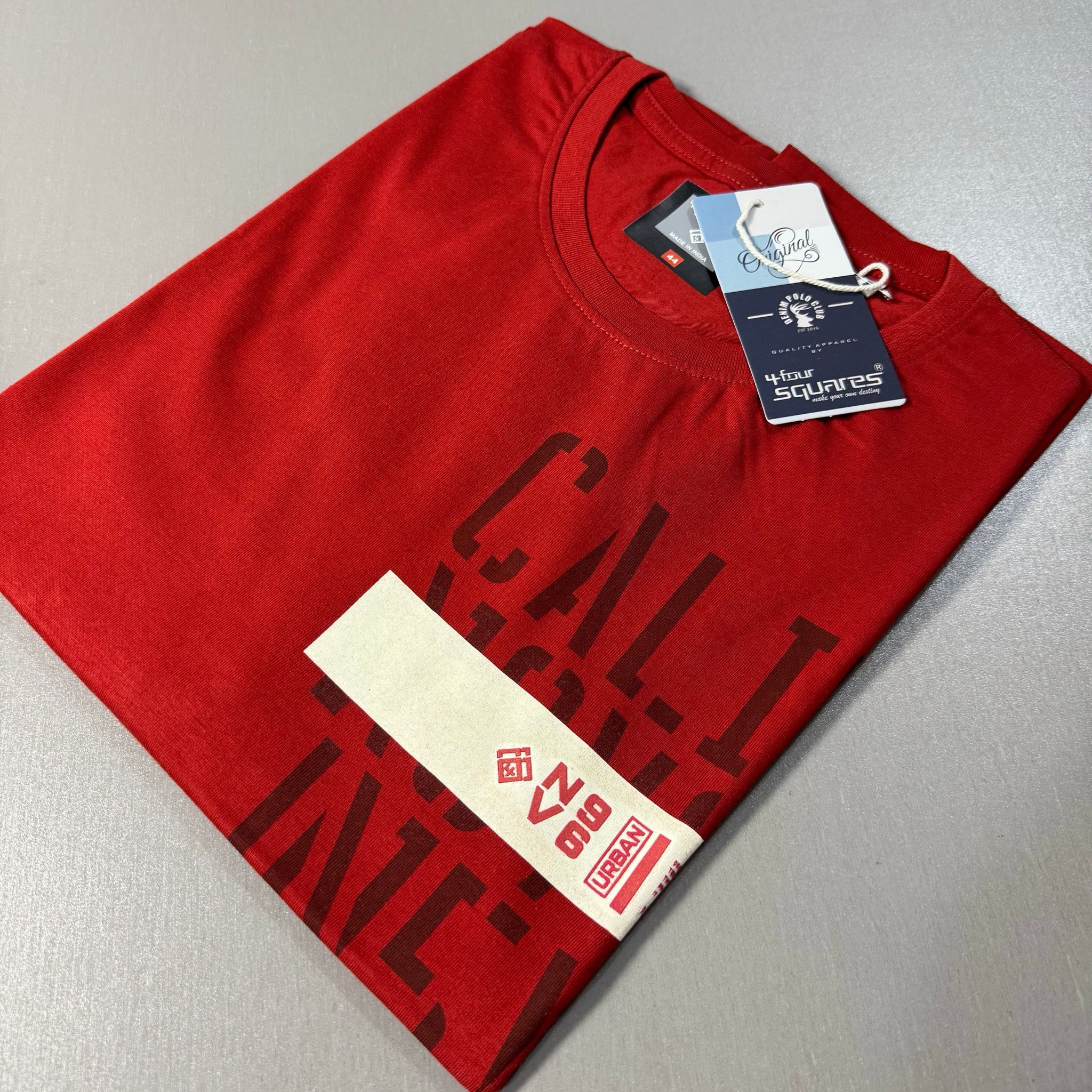 FOUR SQUARES T-SHIRTS - TERACOTTA_1