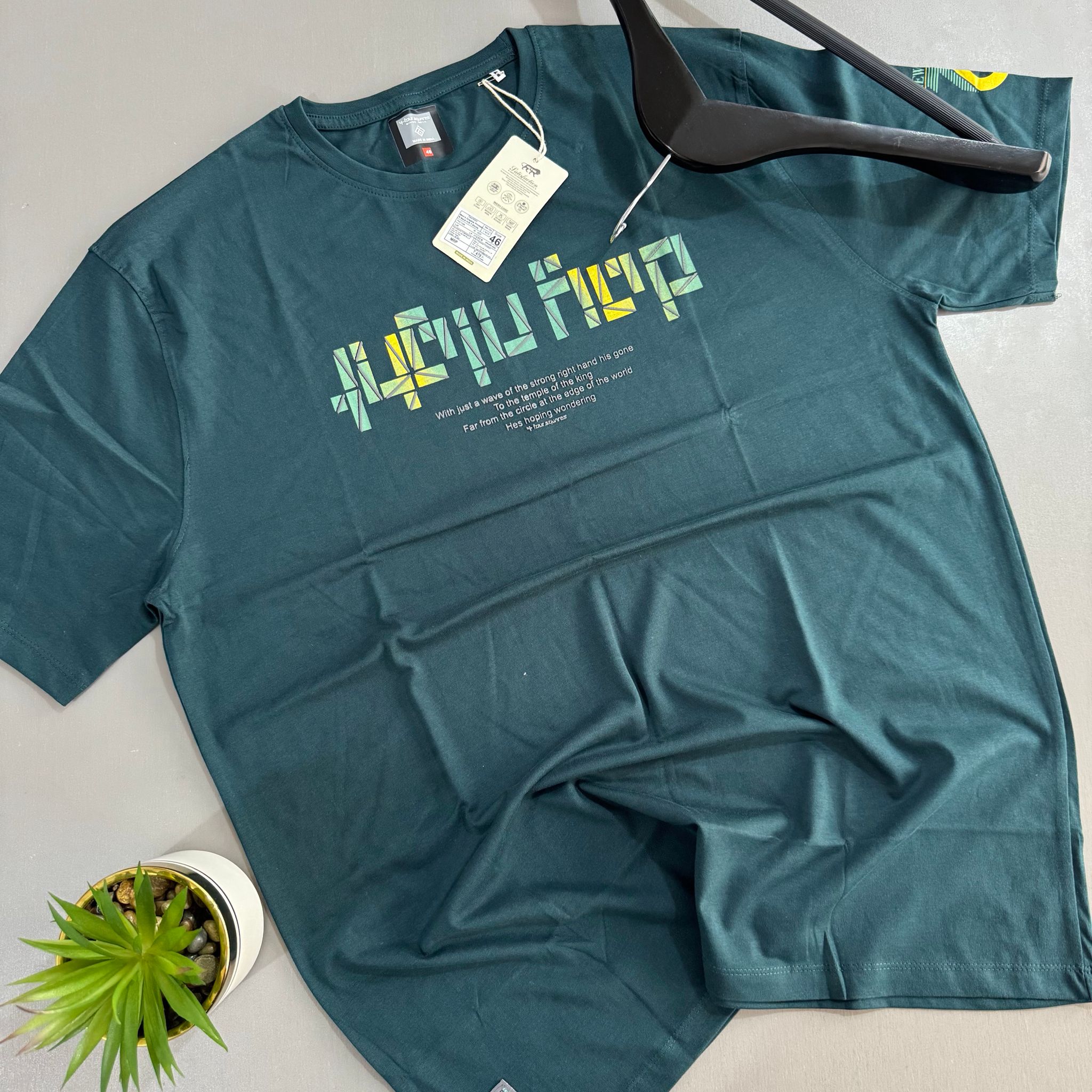 FOUR SQUARES T-SHIRTS - DEEP GREEN_1