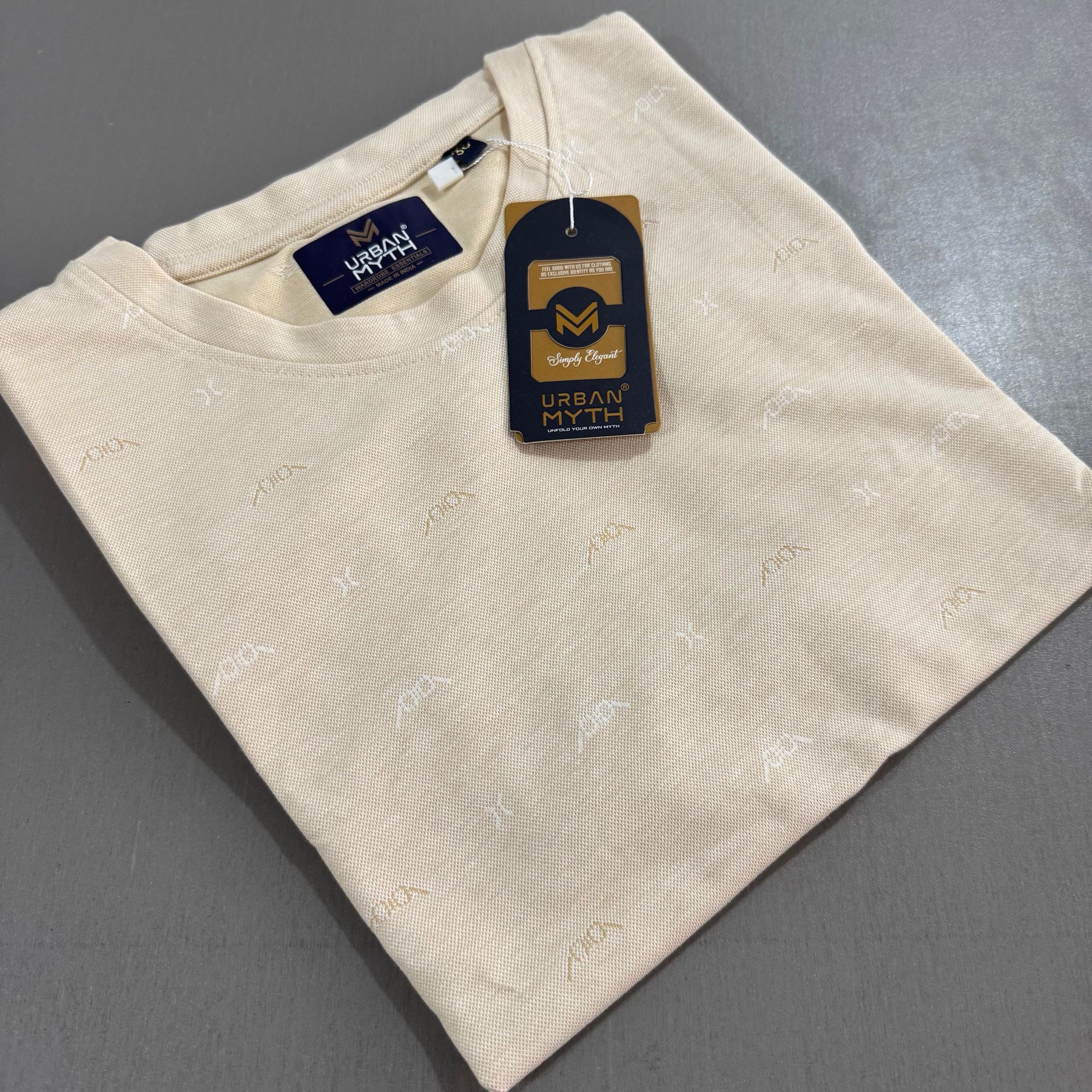 URBAN MYTH T-SHIRT -  CREAM_1