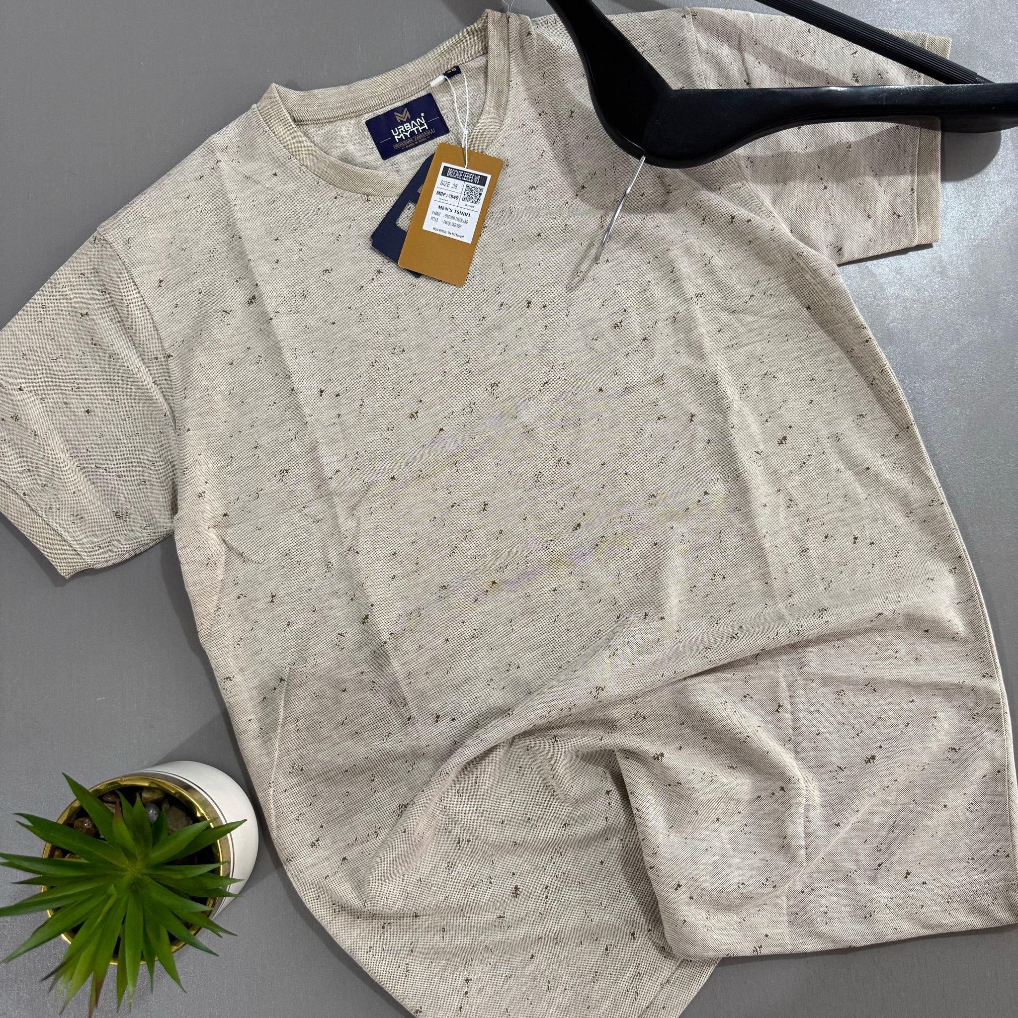 URBAN MYTH T-SHIRT -  BROWNISH GREY_1