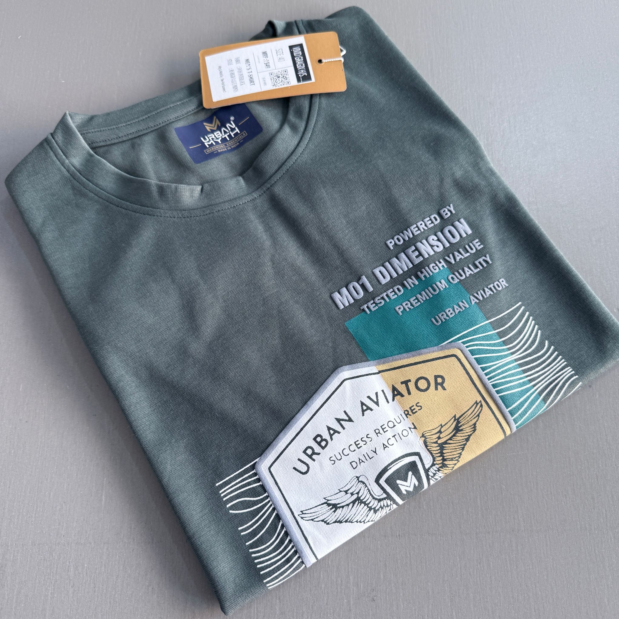 URBAN MYTH T-SHIRT -  GREEN_1