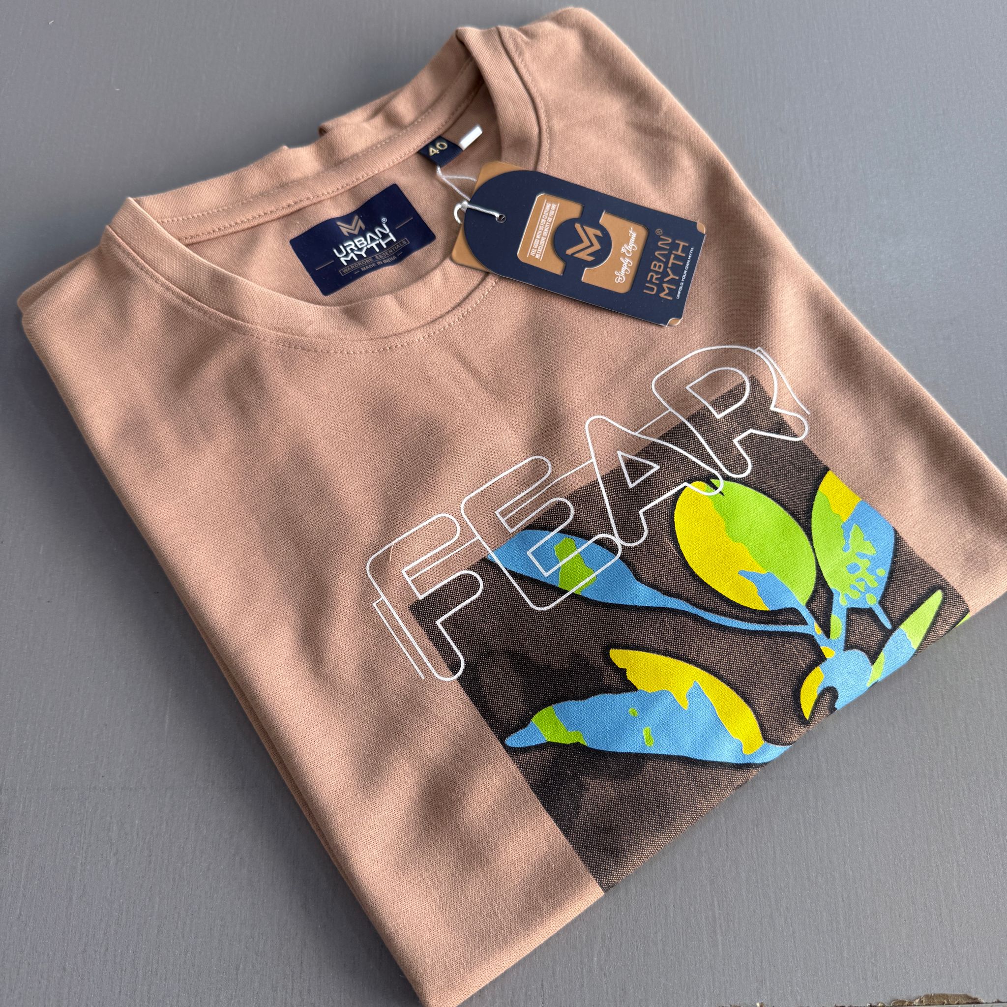 URBAN MYTH T-SHIRT -  BROWN 02_1