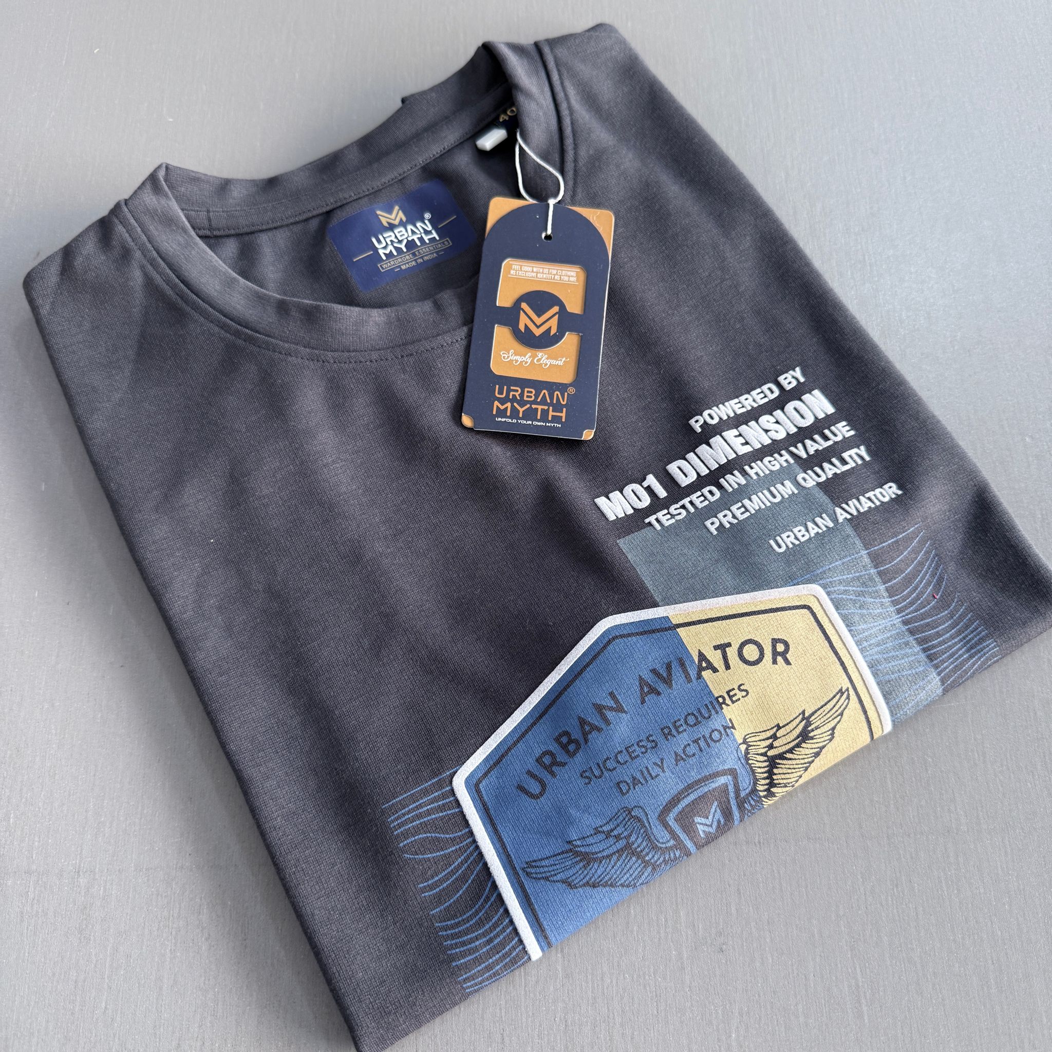 URBAN MYTH T-SHIRT -  DARK GREY_1