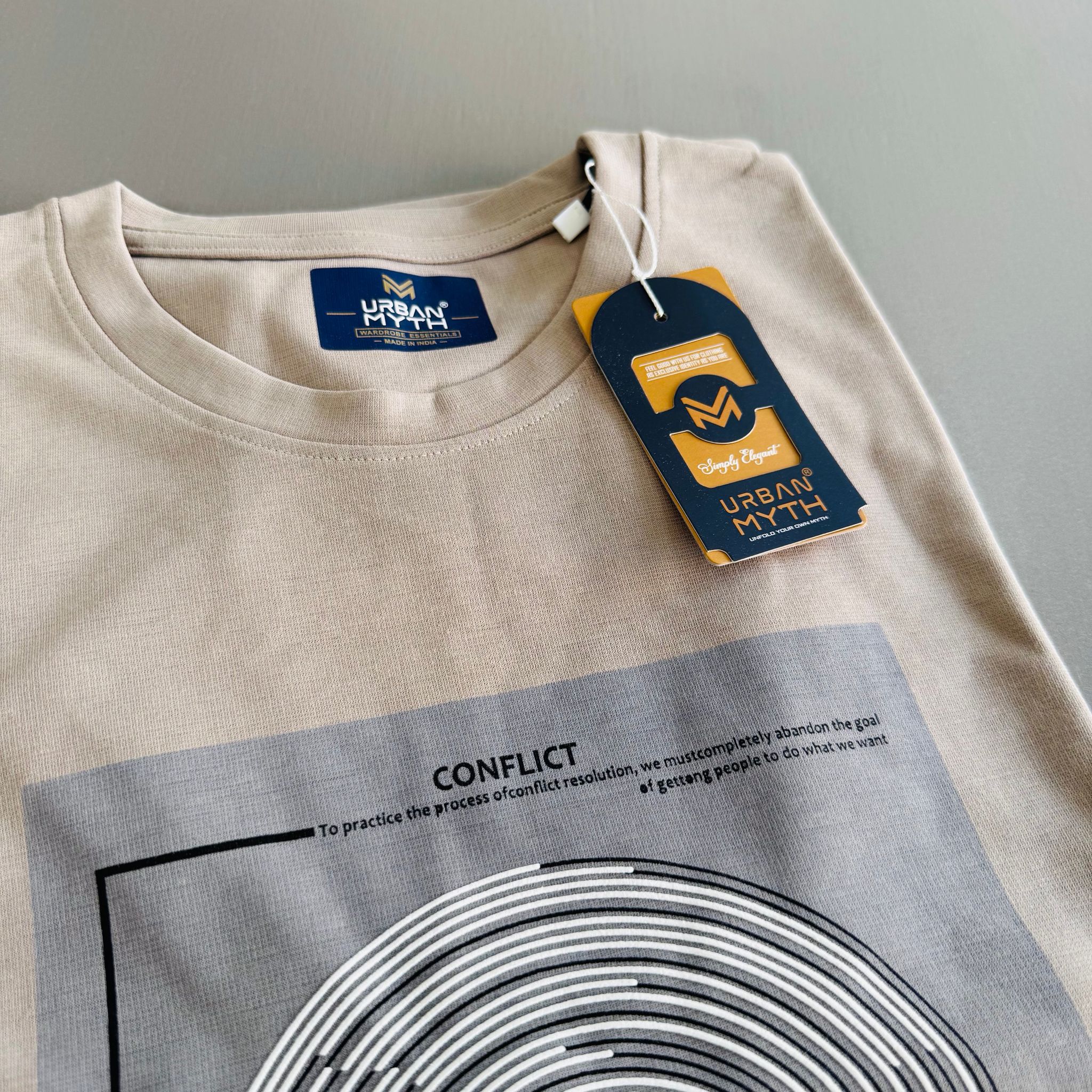 URBAN MYTH T-SHIRT -  KHAKI_1