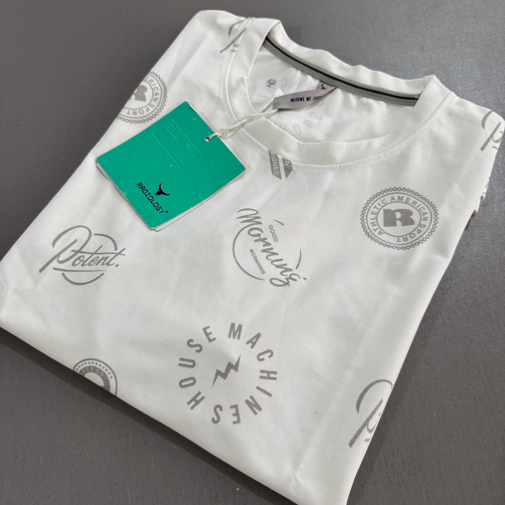 Radiology T-Shirts (PATTERNED- OFF-WHITE_1