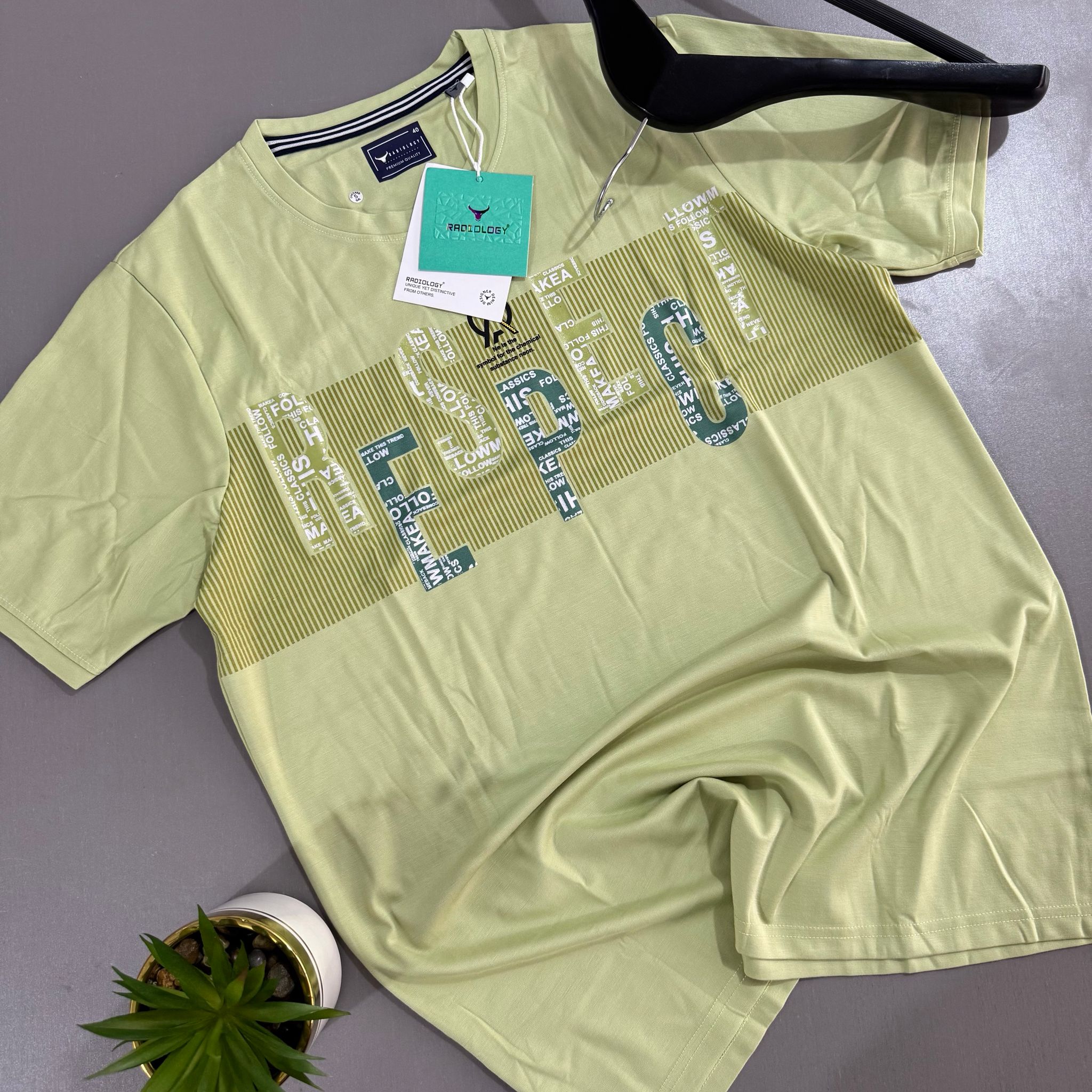 Radiology T-Shirts Printed - MINT GREEN_1