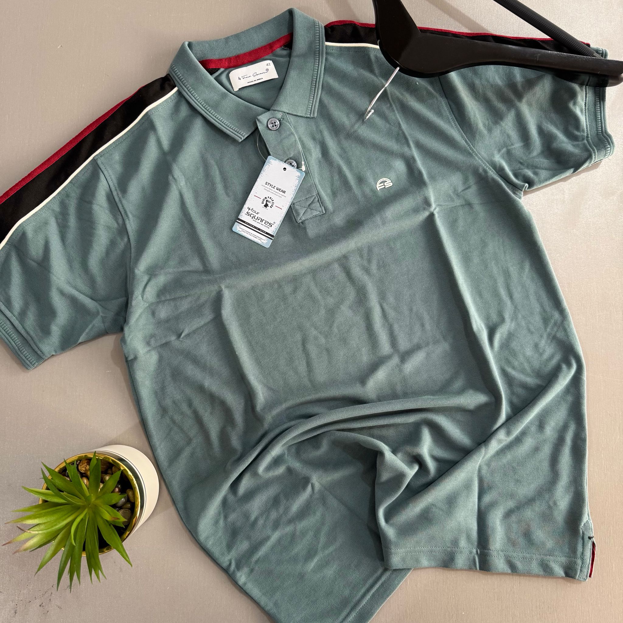 FOUR SQUARES PLAIN POLO SHIRTS - 04_1