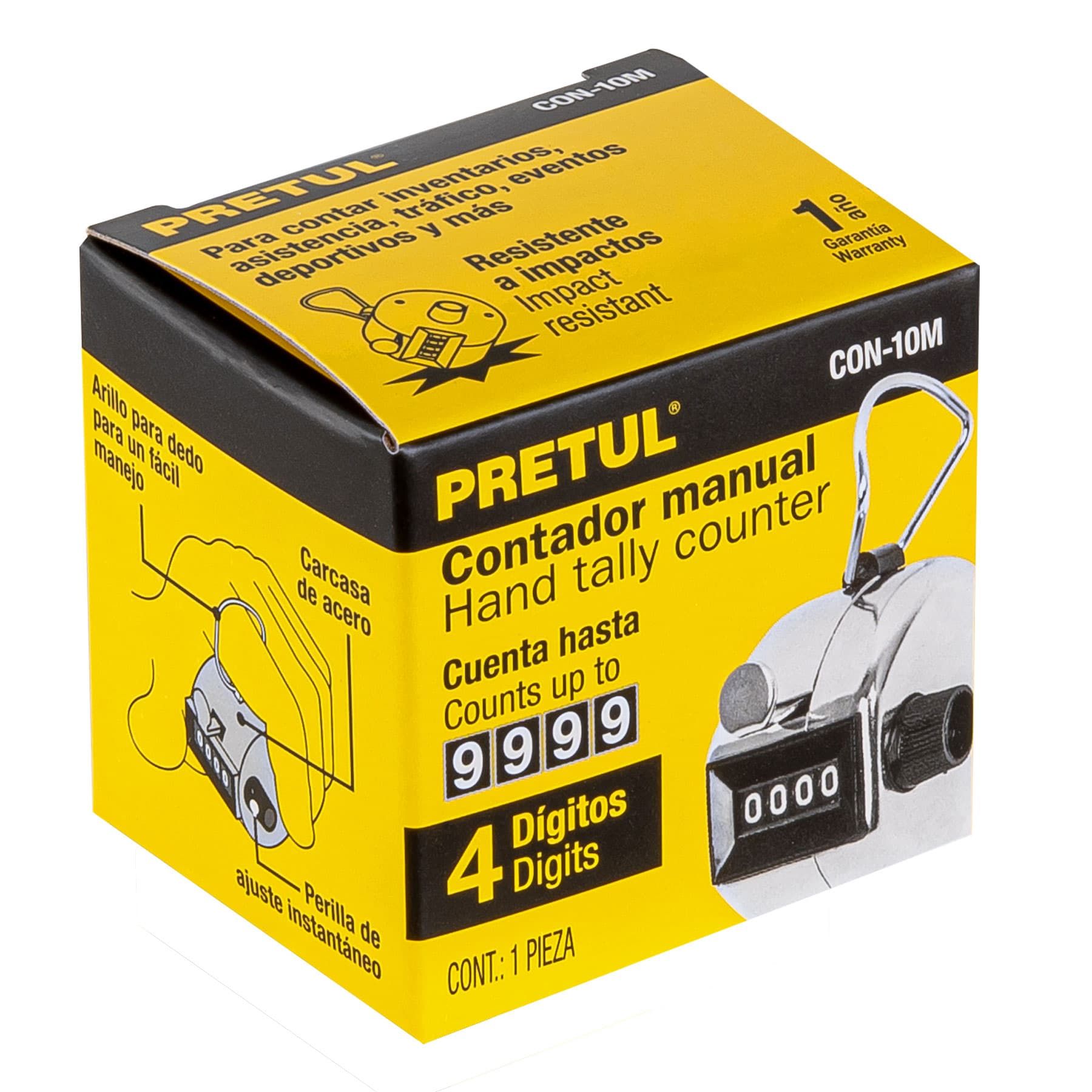 Contador manual de 4 dígitos, Pretul_1
