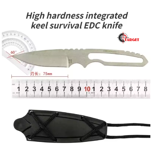 Fixed blade Pocket knife outdoor high hardness survival EDC knife multifunctional camping_1