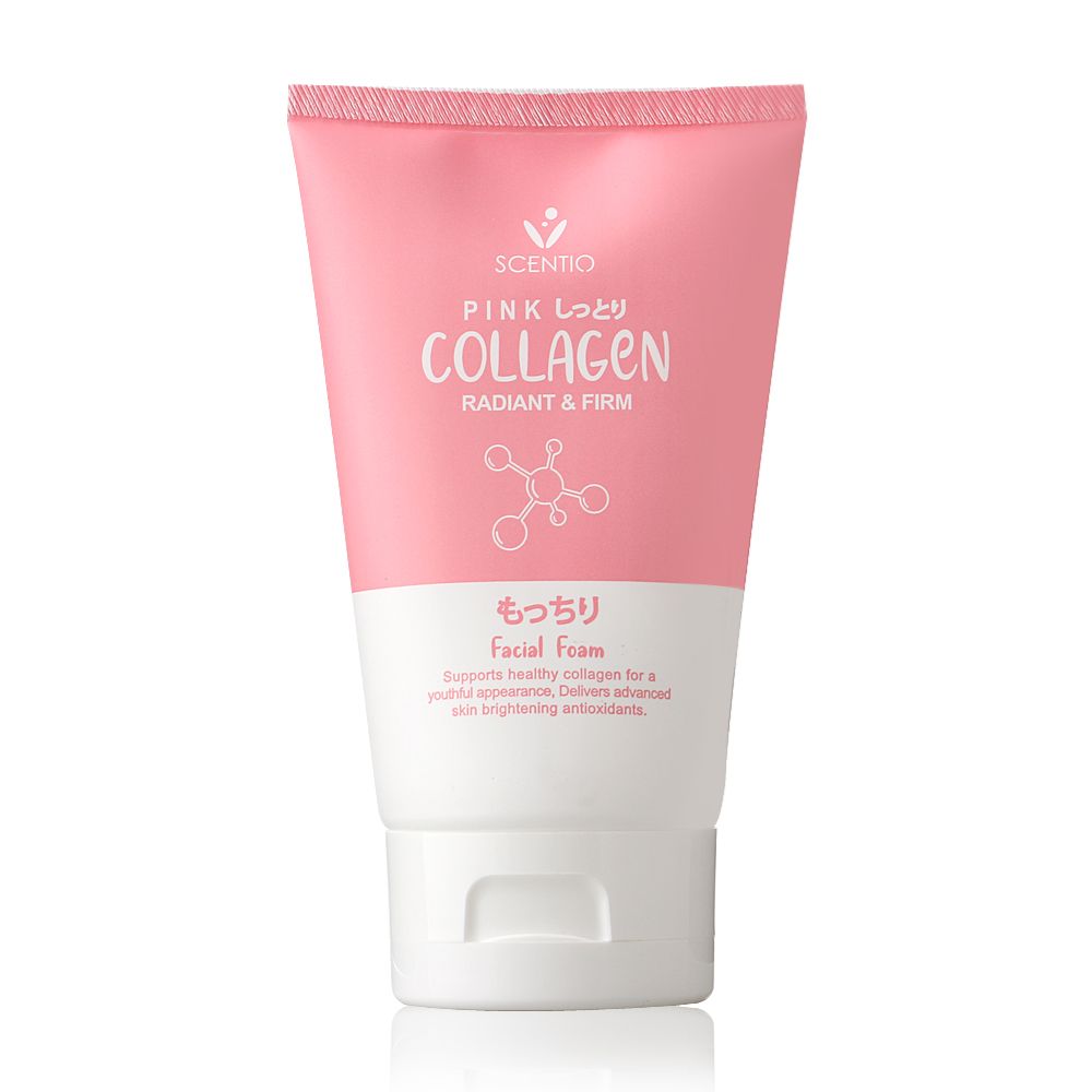 Scentio Pink Lady Collagen Radiant & Firm Facial Foam (100g)_0