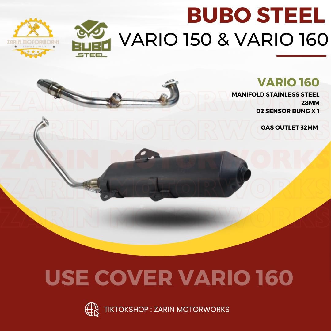 VARIO 150 / VARIO 160 BACK PRESSURE BUBO STEEL_1