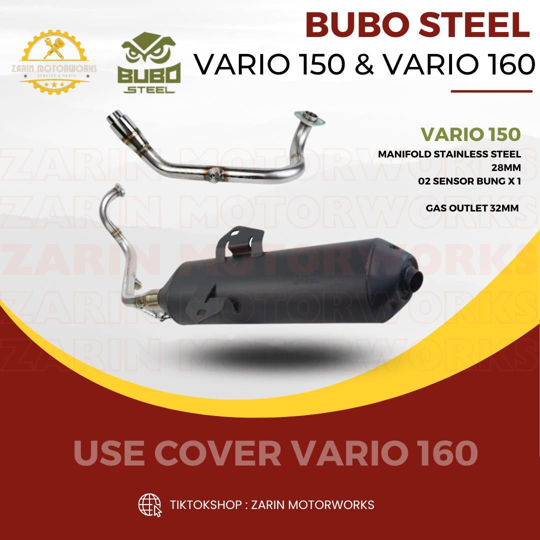 VARIO 150 / VARIO 160 BACK PRESSURE BUBO STEEL_2