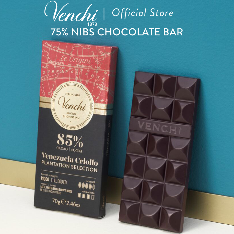 VENEZUELA DARK CHOCOLATE BAR 85% 70G_0