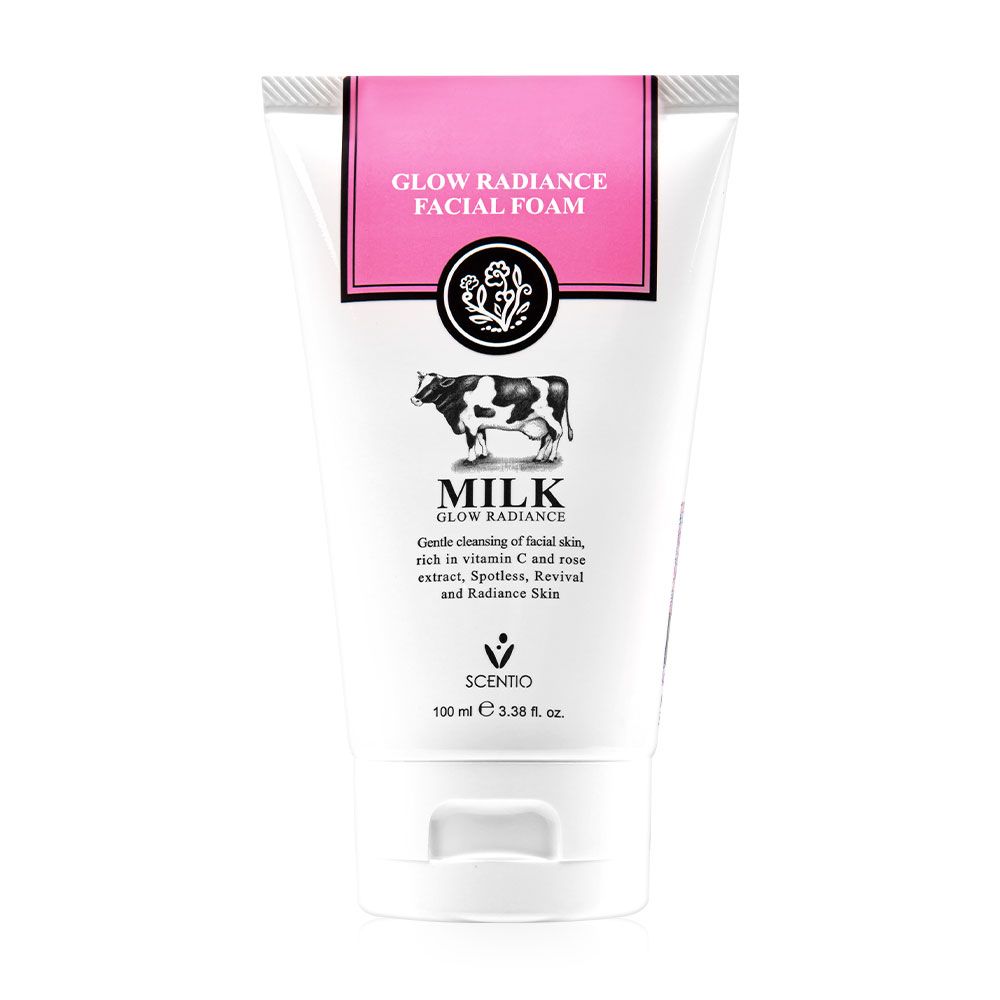 Scentio Milk Facial Foam (100ml) - Glow Radiance Facial Foam_0