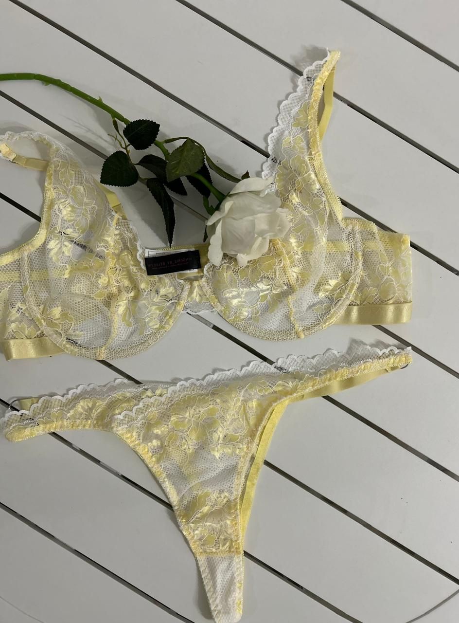 Yellow floral reveal set _1