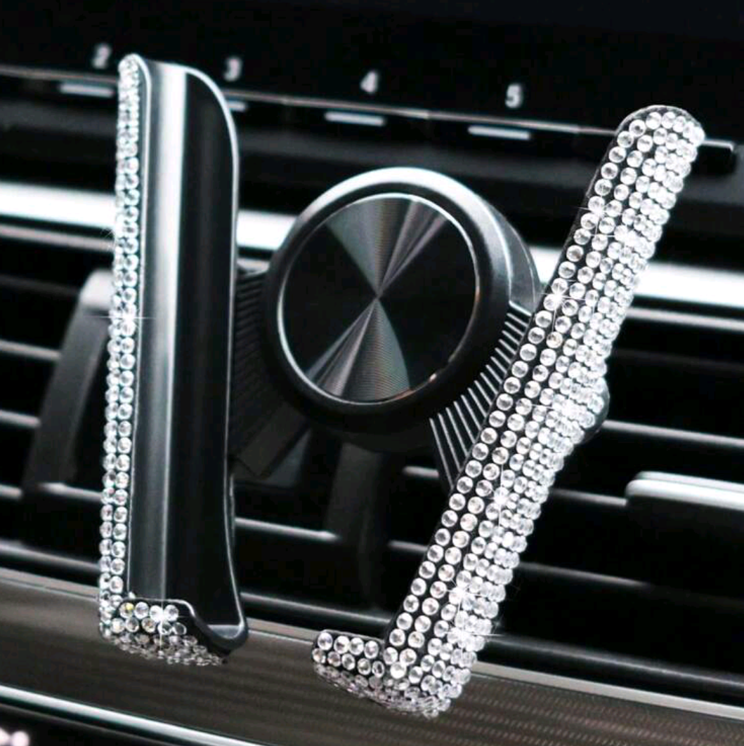 Shiny Car Phone Holder - Diamonds._1