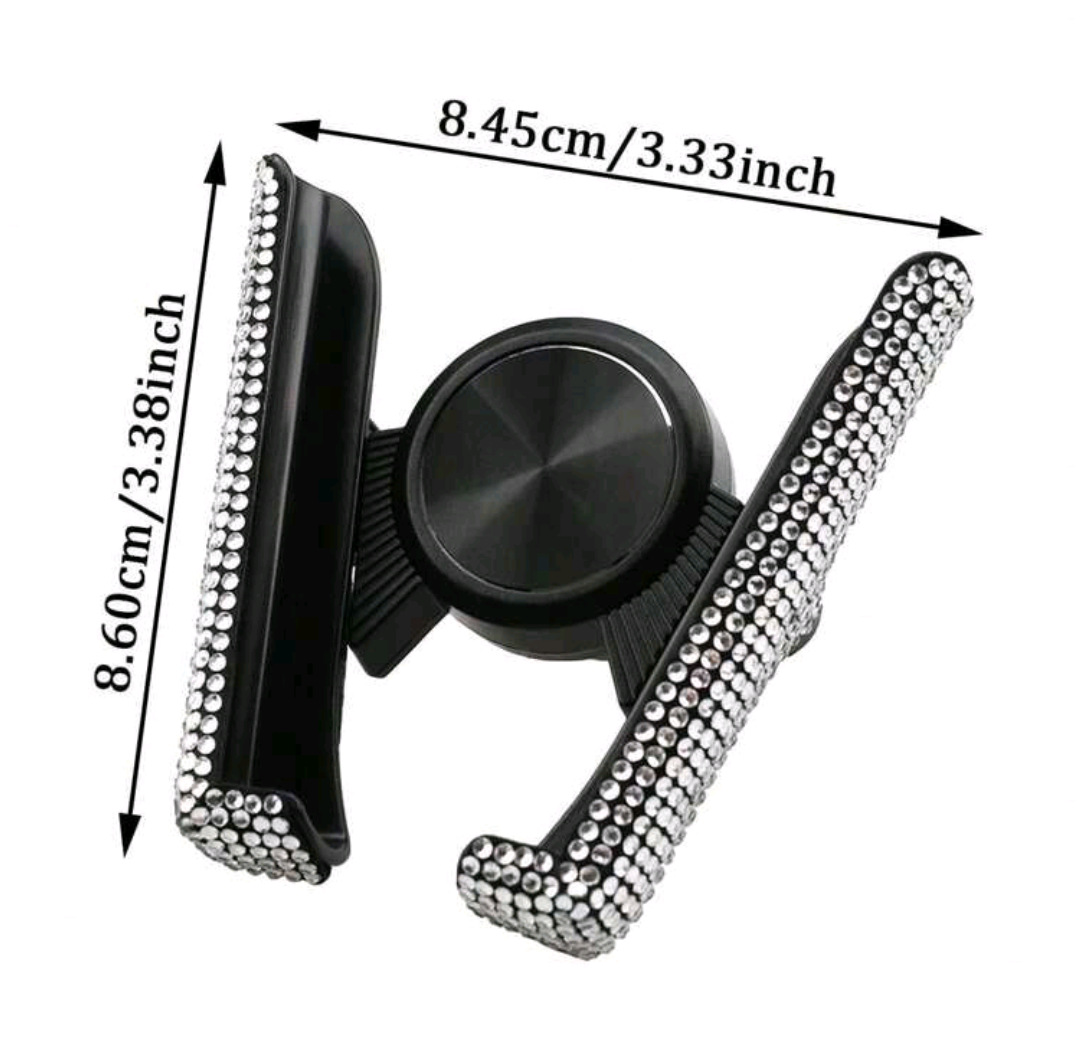 Shiny Car Phone Holder - Diamonds._3