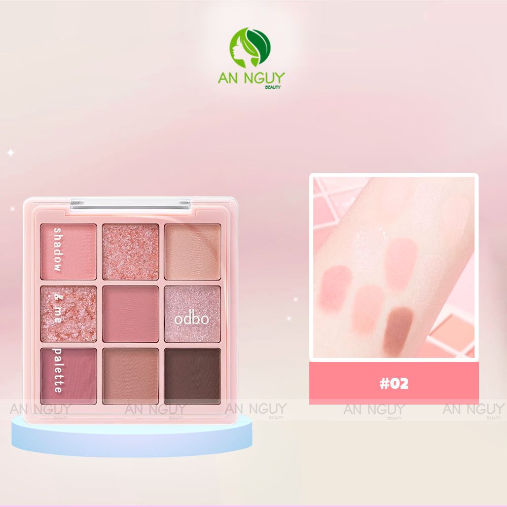 Odbo Shadow & Me palette (6.5g) - #02 Rosewood_0