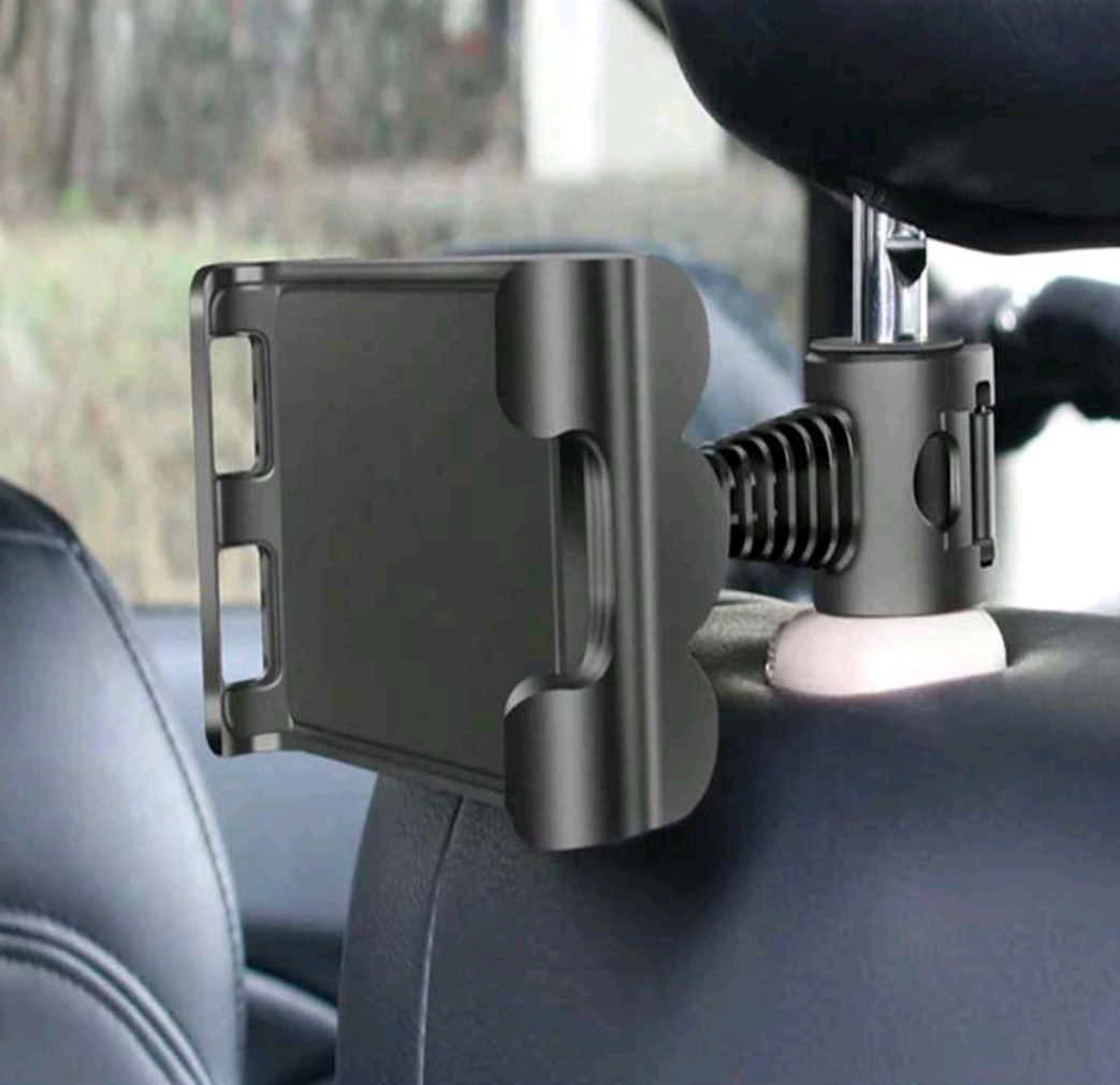 Car Backseat Phone & Tablet Holder - Black._5
