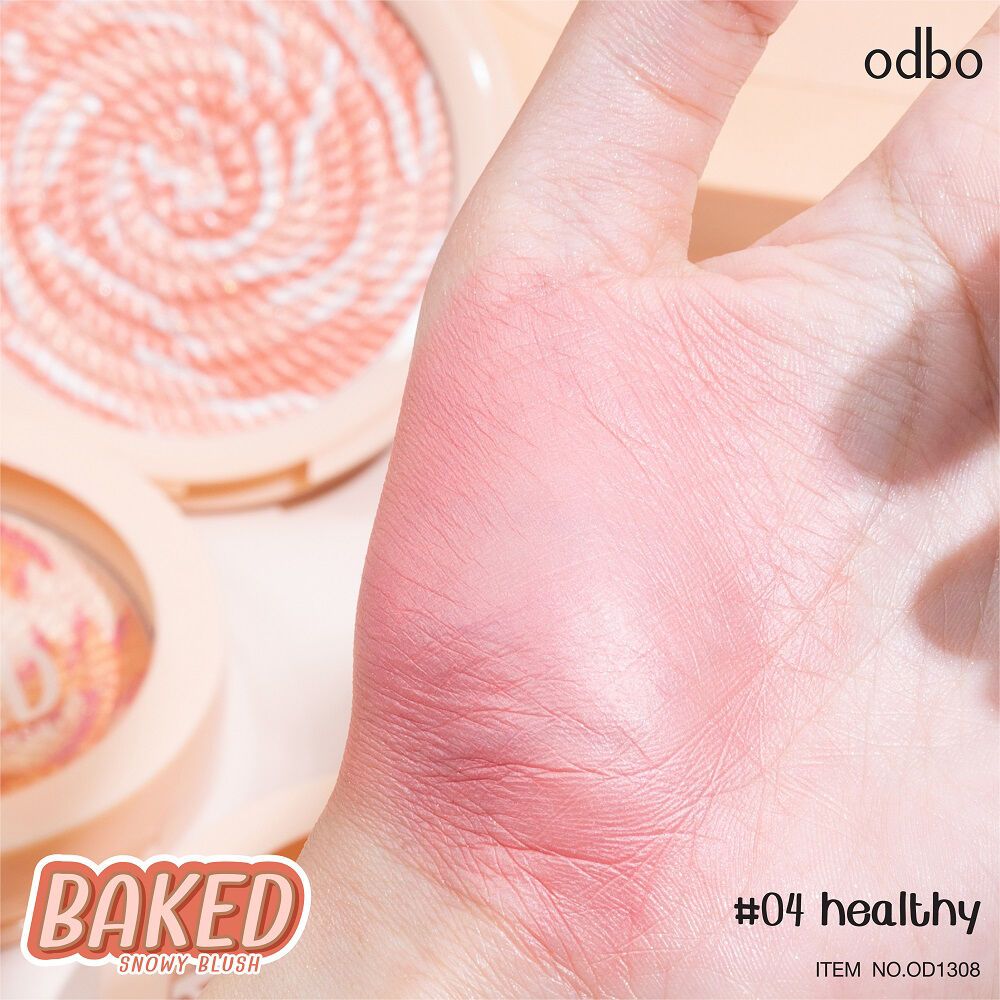 Odbo Baked Snowy Blush (7g) - #04 Healthy_0