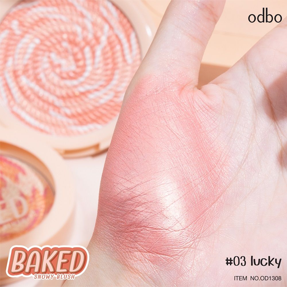 Odbo Baked Snowy Blush (7g) - #03 Lucky_0