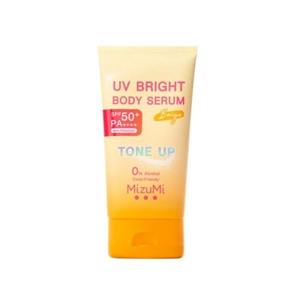 Mizumi UV bright Body Serum Tone Up SPF50 PA+++ - Yellow_0