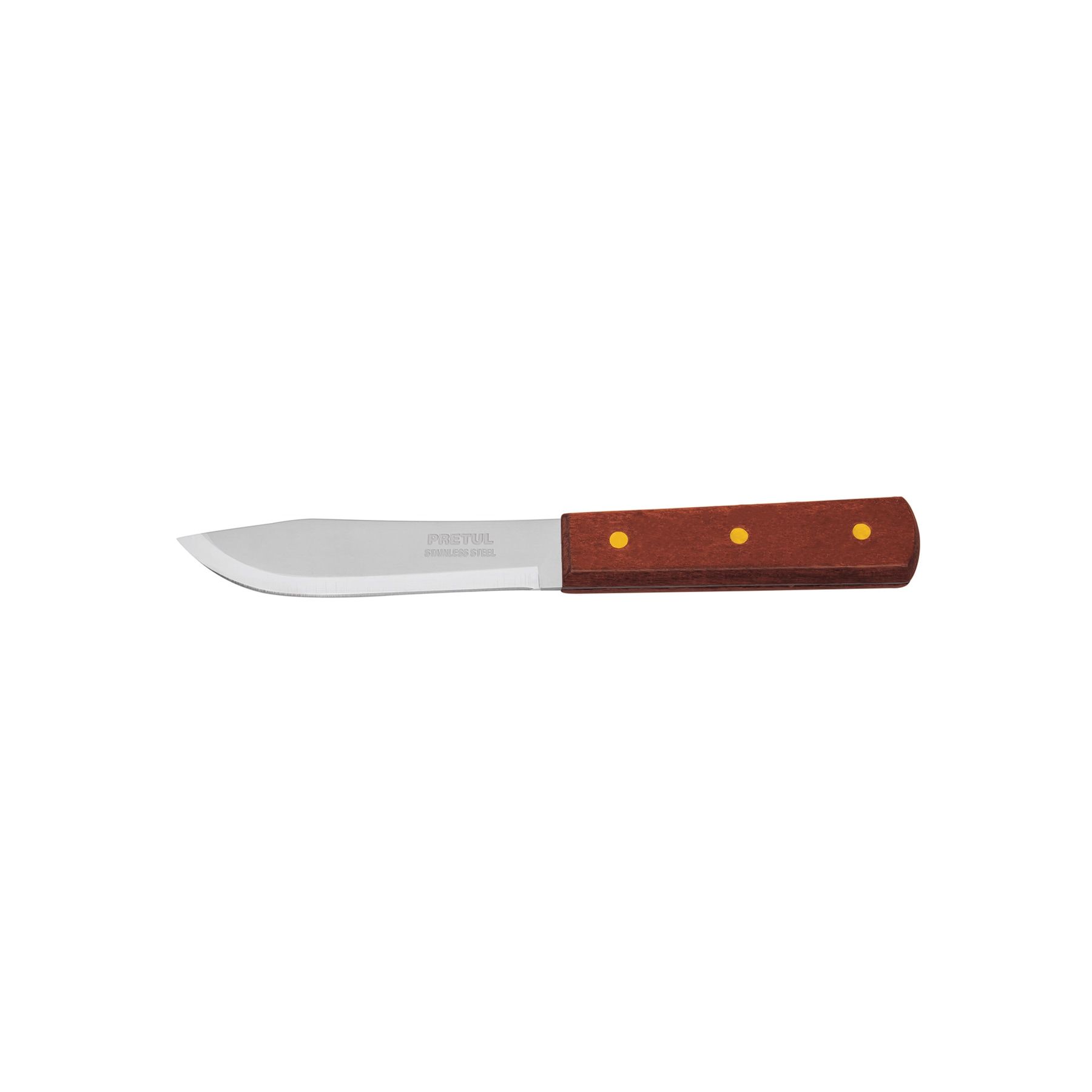 Cuchillo cebollero 5' mango de madera, Pretul_0