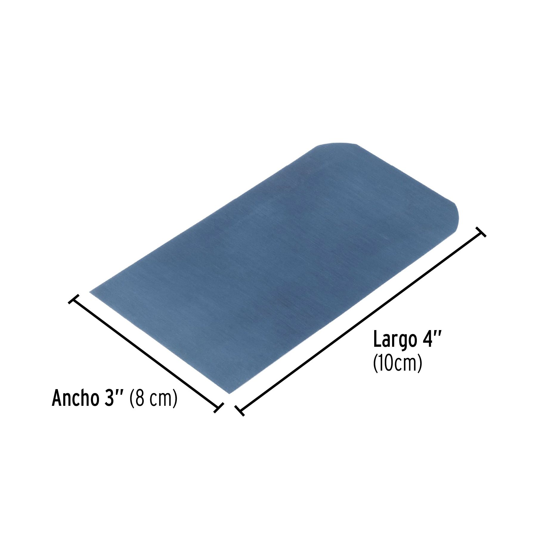 Cuña de 4' x 3' sin mango, bolsa con 20 piezas, Pretul_0