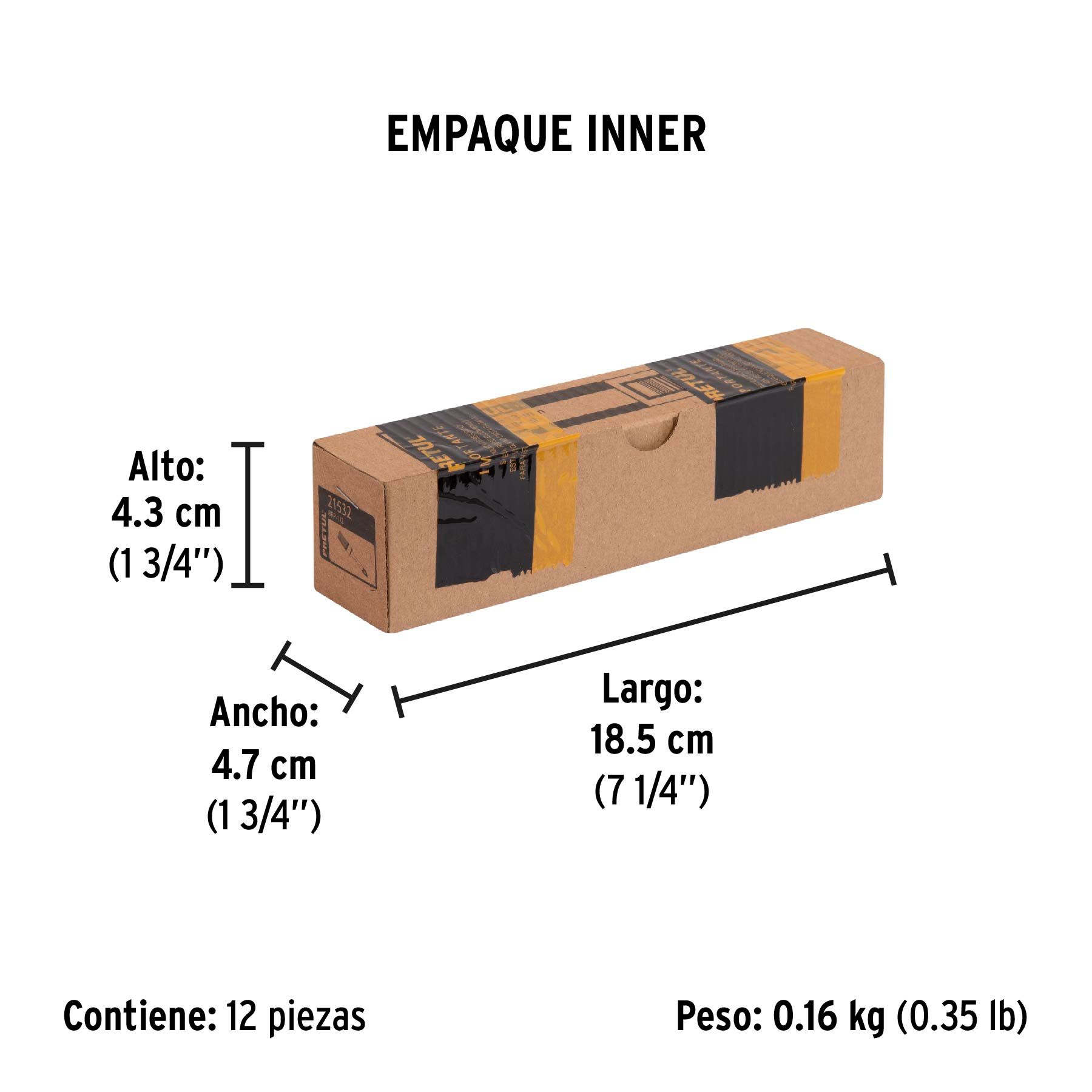 Brocha uso general de 1/2' con mango de plástico, Pretul_1