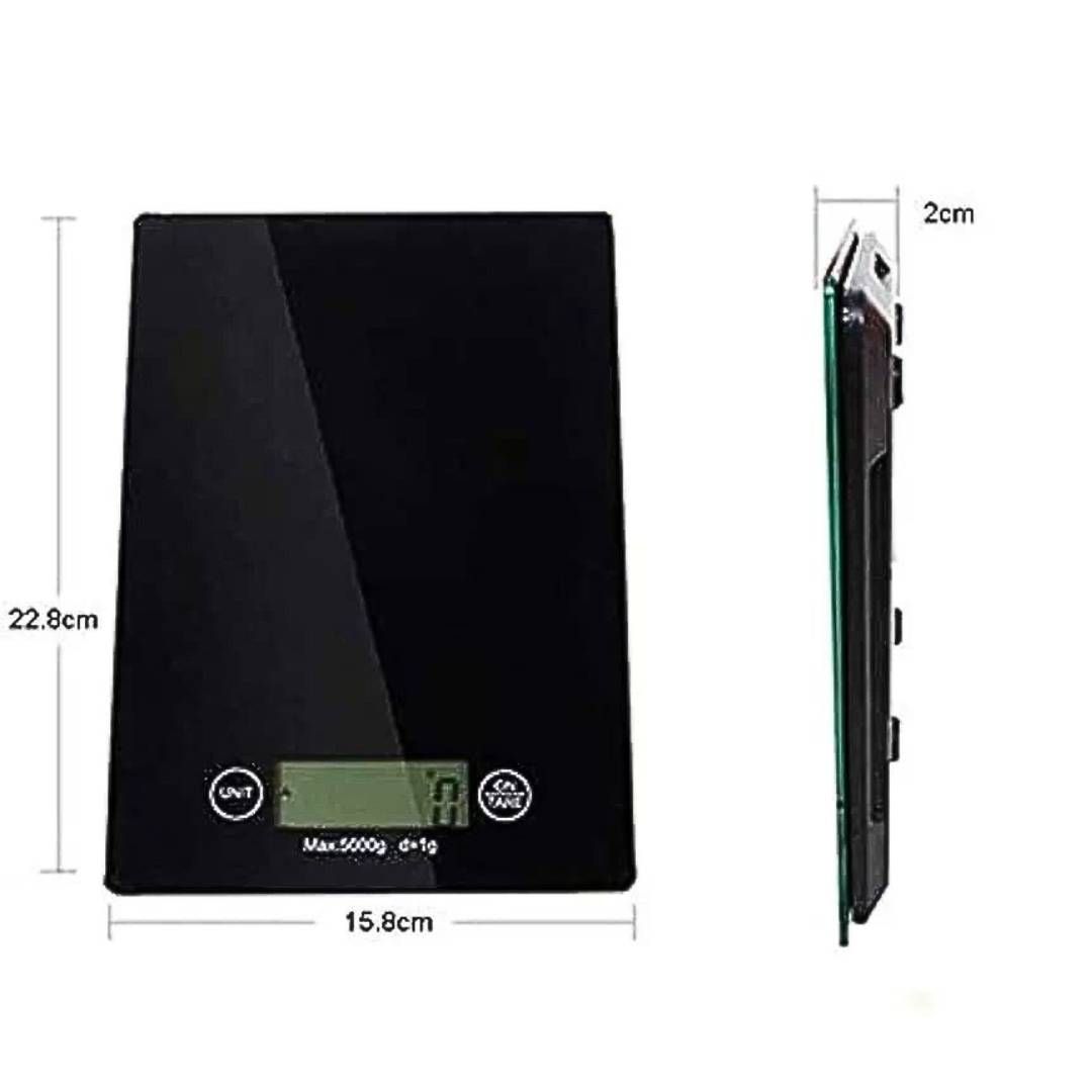 Sleek Glass-Top Kitchen Scale_1