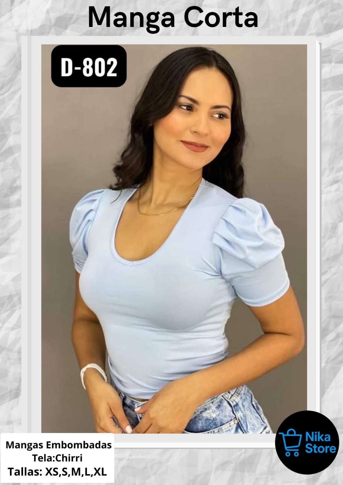 Camisa Manga Embombada_1