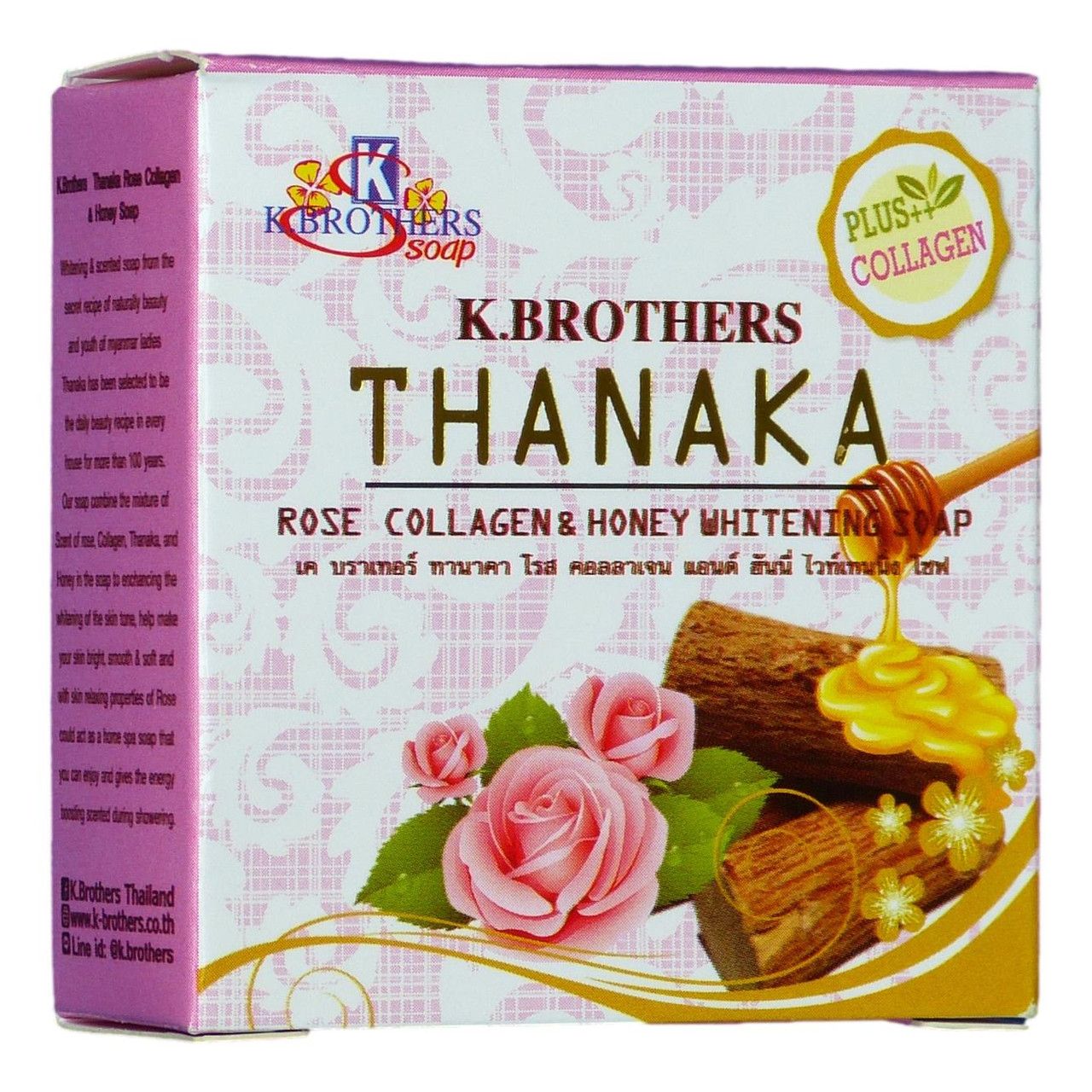 K Brother Thanaka Rose Soap (Pack of 12)_0