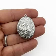 5mmx70cm Cable link chain and Locket_7