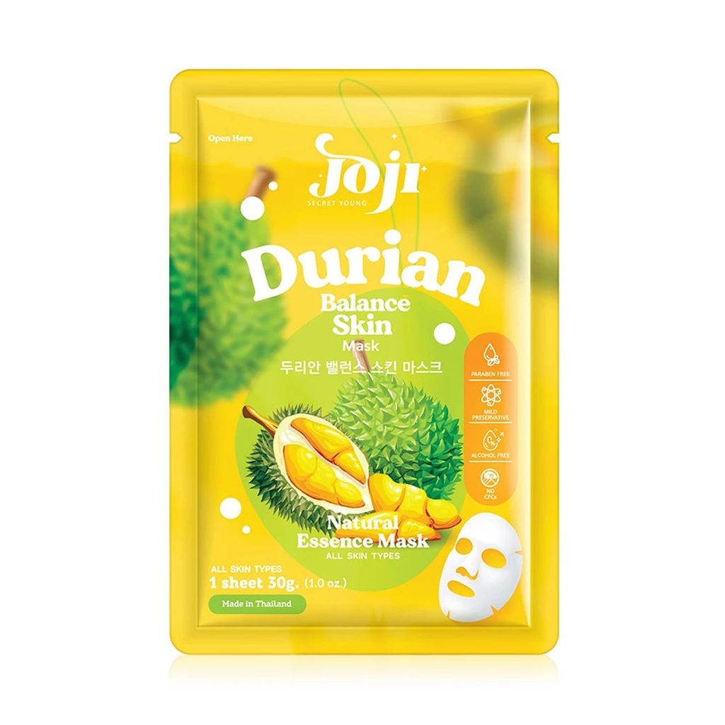 Joji Secret Young Fruity Essence Mask (30g) - Durian (Box of 10)_0