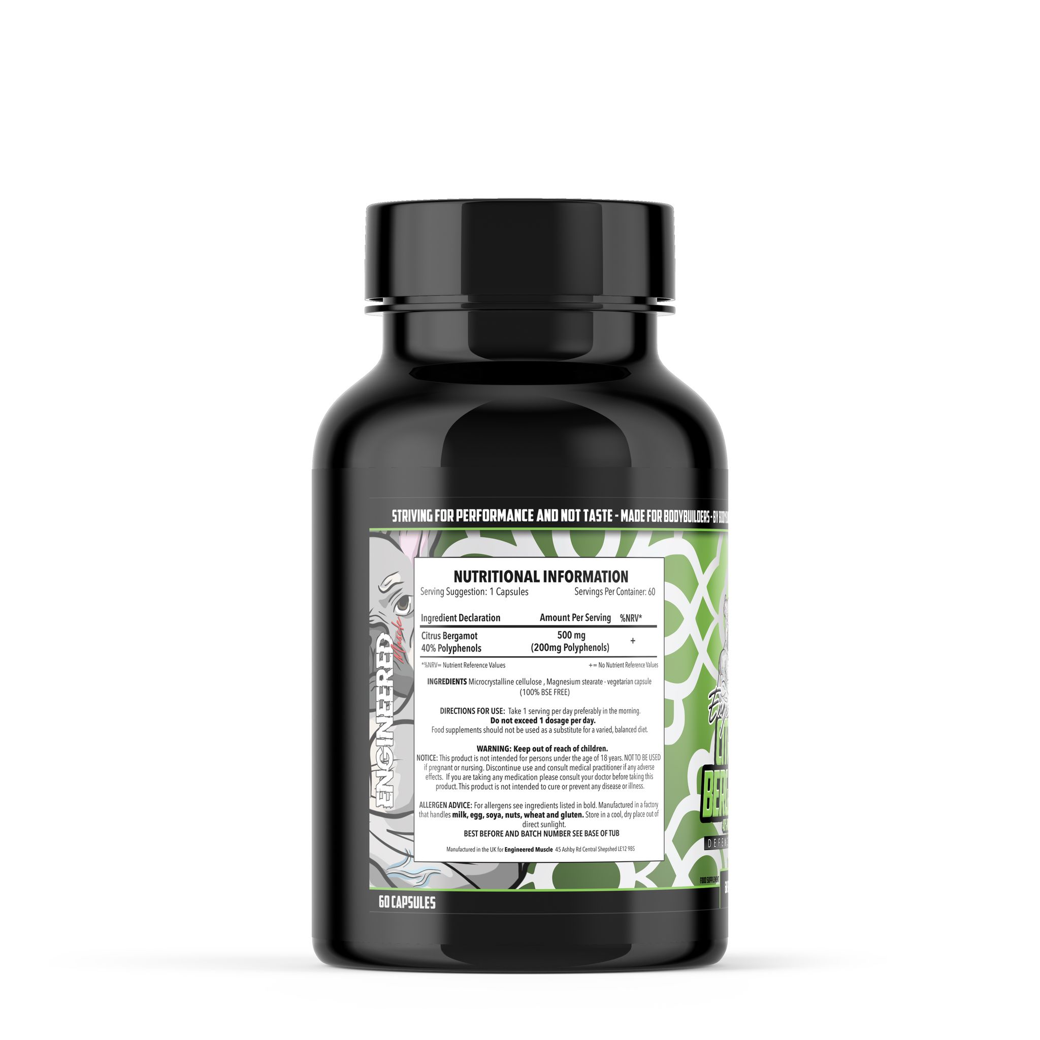 Citrus Bergamot 500mg 40% polyphenols - 60 servings _1