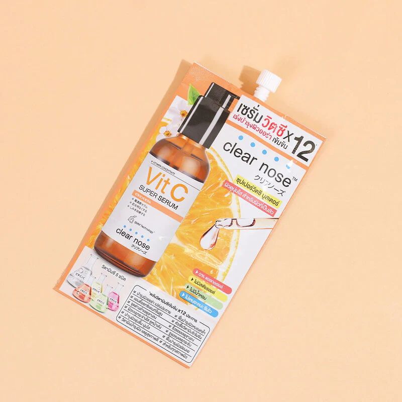Clear Nose Assorted Clear Nose Sachets - Vitamin C Super Serum (1 box = 6 sachets)_0