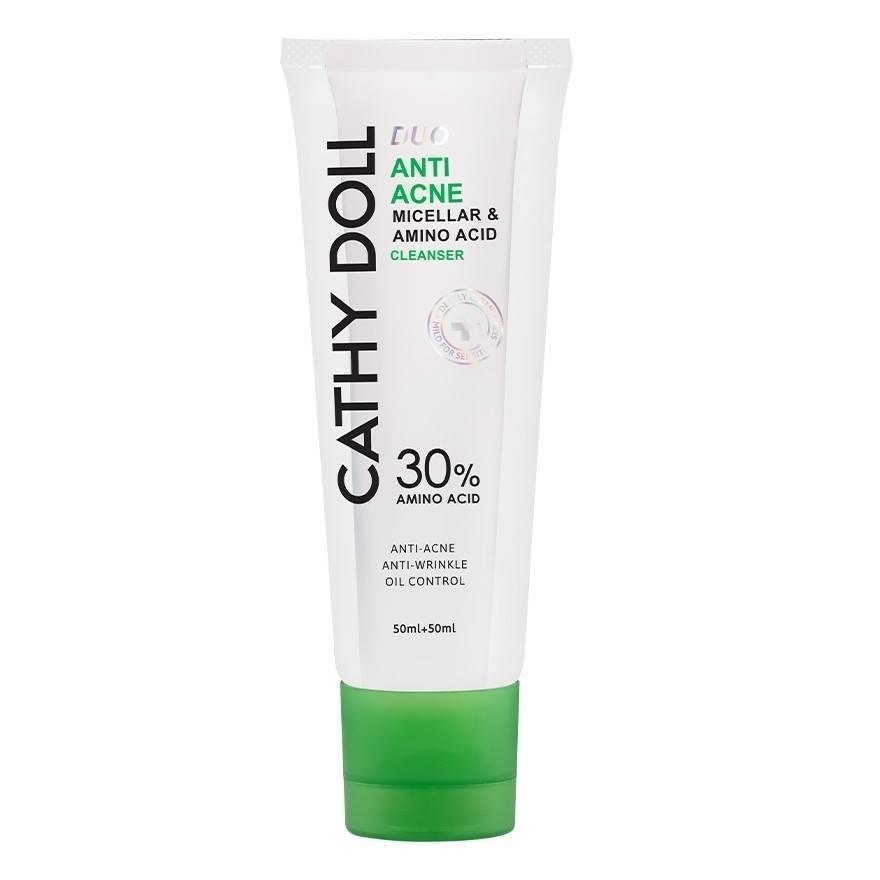 Cathy Doll Duo Anti-Acne Micellar & Amino Acid Cleanser_0