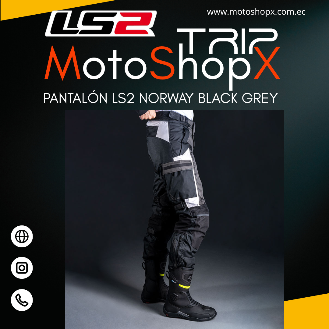 PANTALÓN LS2 NORWAY BLACK GREY_3