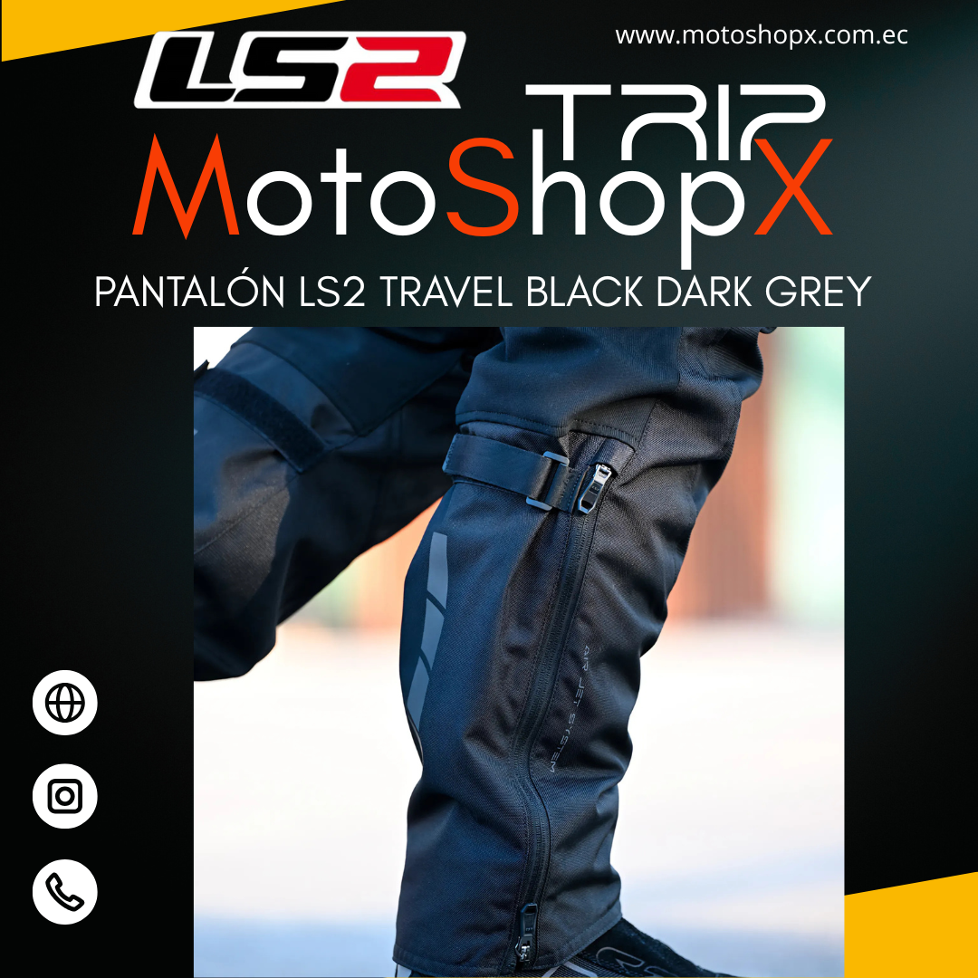 PANTALÓN LS2 TRAVEL BLACK DARK GREY_2