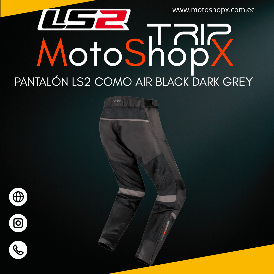 PANTALÓN LS2 COMO AIR BLACK DARK GREY_1
