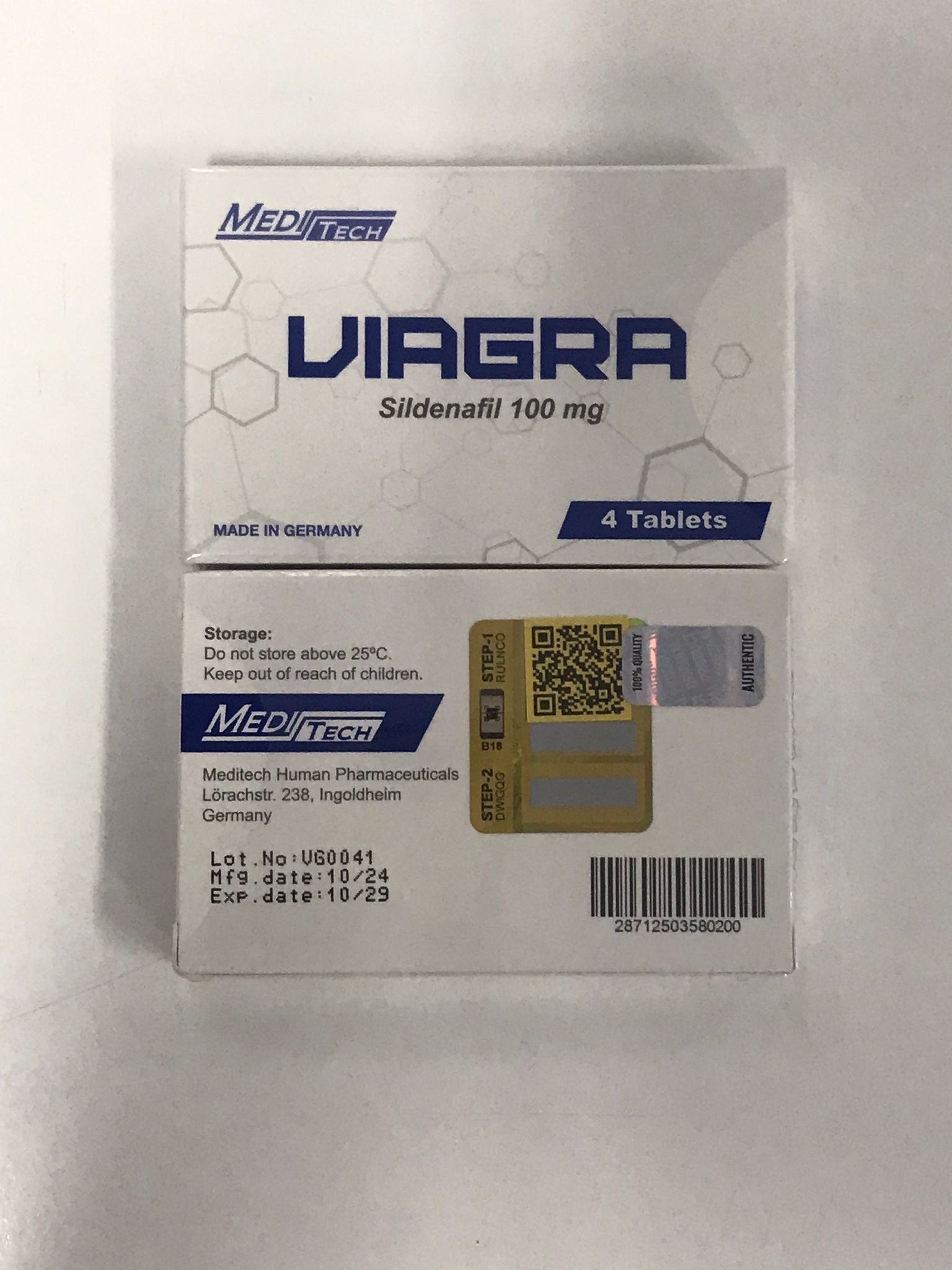 MEDITECH VIAGRA (SILDENAFIL 100MG)_0