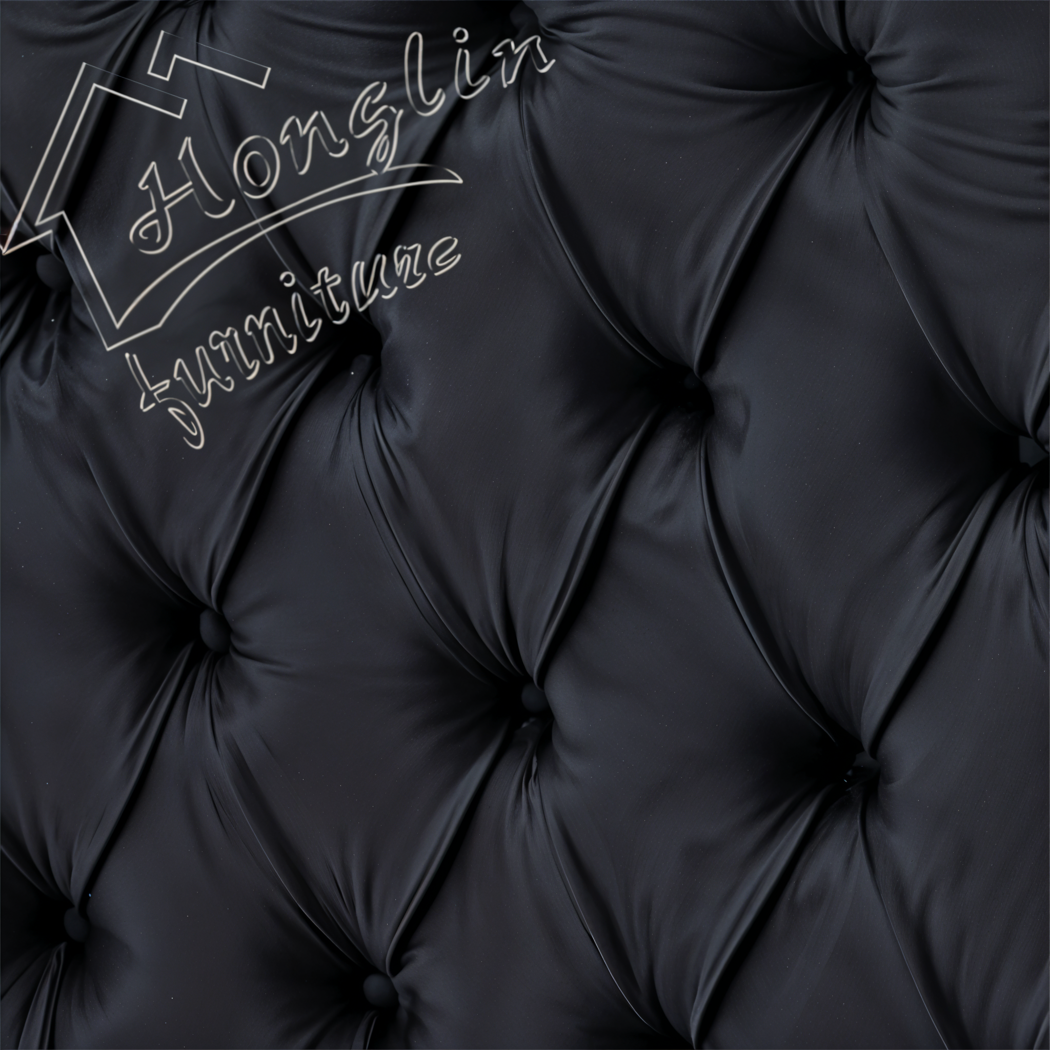 HIGH RISE BLACK VELVET STORAGE BED DOUBLE 4X6.3 FEET_3