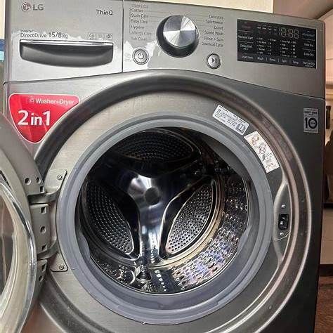 Lave-linge séchant LG F0L9DGP2S – 15 kg lavage / 8 kg séchage_1