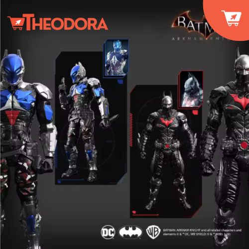 F5 Batman Arkham Knight assembled Model Blind Box 7style 10cm Action figures Collection Hobby Model Ornaments_7