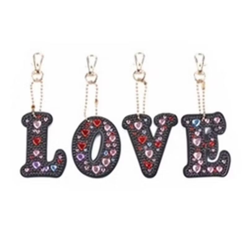 (Set of 5) Diamond Painting Keychains Kit_6